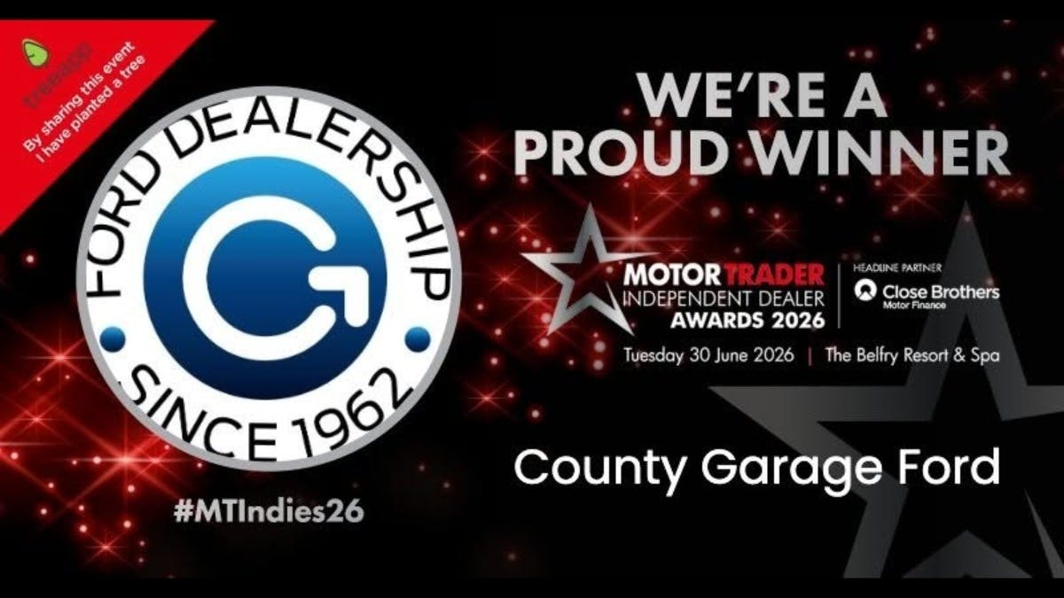 County Garage Wins UK Independent Dealer Customer Care Award